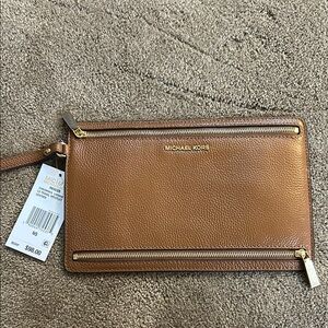 Michael Kors Brown Leather Men's Bag